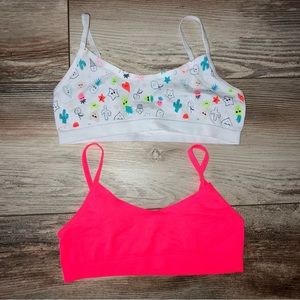 Girls Bundle of (2) bras in EUC-like new and clean condition